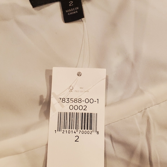 Banana Republic Women White & Blue Maxi Spaguetti Straps Dress Size 2. - Picture 6 of 6